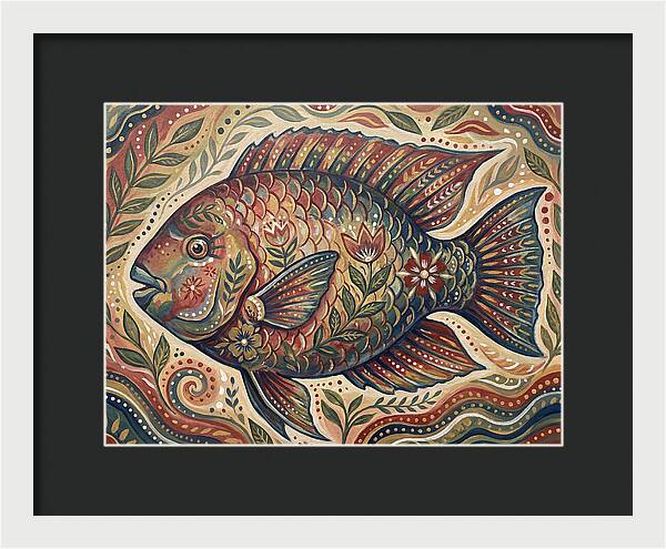 Folk Art Parrotfish