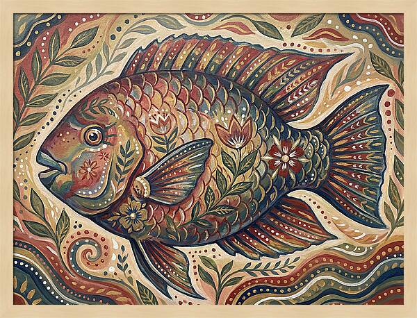 Folk Art Parrotfish