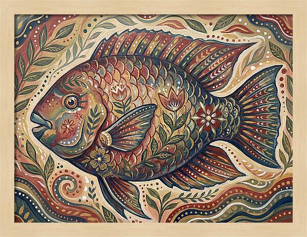 Folk Art Parrotfish