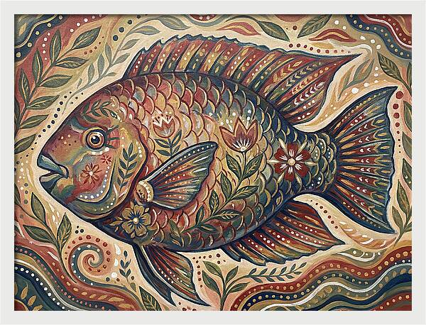 Folk Art Parrotfish