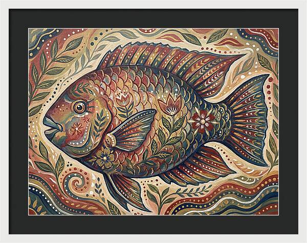 Folk Art Parrotfish
