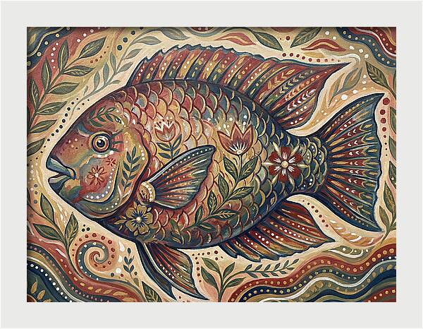 Folk Art Parrotfish