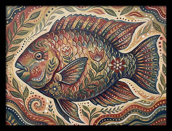 Folk Art Parrotfish