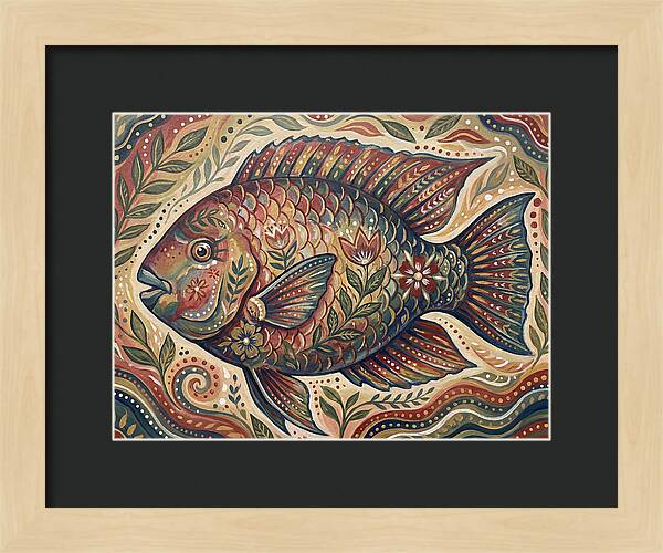 Folk Art Parrotfish