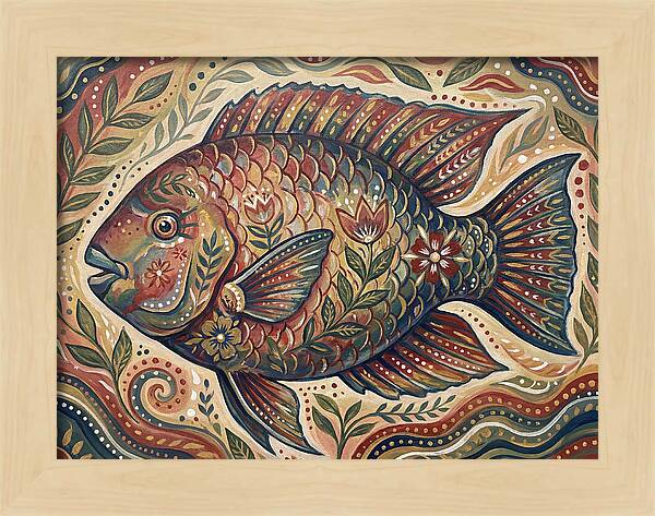 Folk Art Parrotfish
