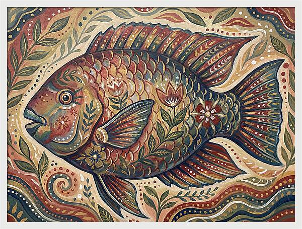 Folk Art Parrotfish