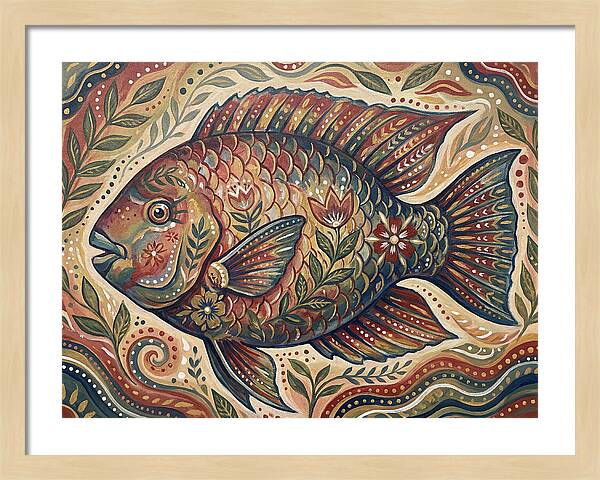 Folk Art Parrotfish