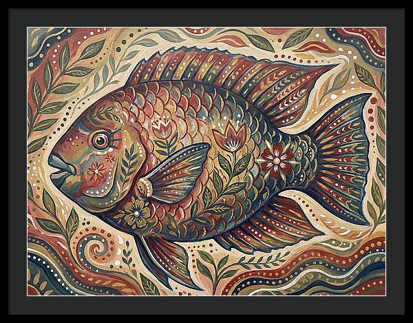 Folk Art Parrotfish