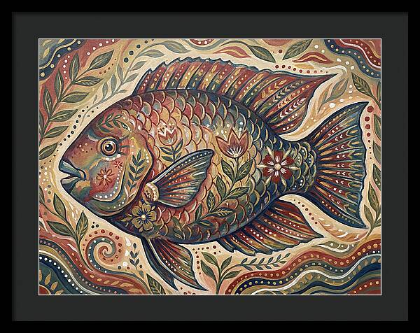 Folk Art Parrotfish