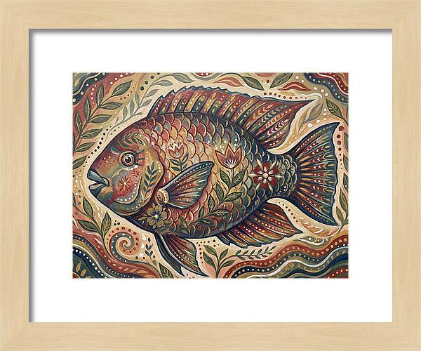 Folk Art Parrotfish