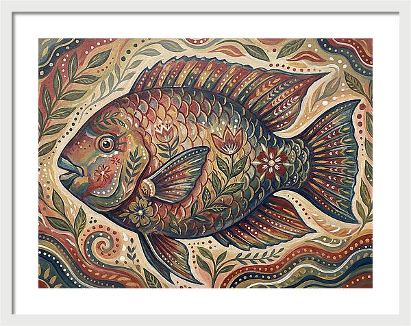 Folk Art Parrotfish