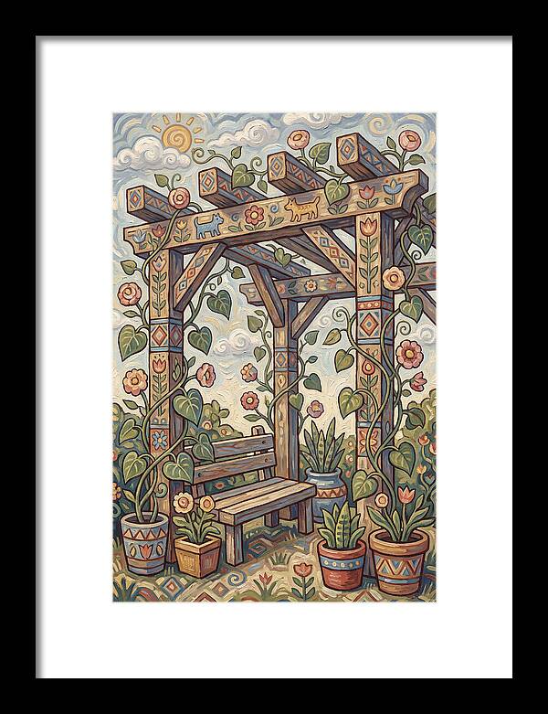 Folk Art Pergola Retreat