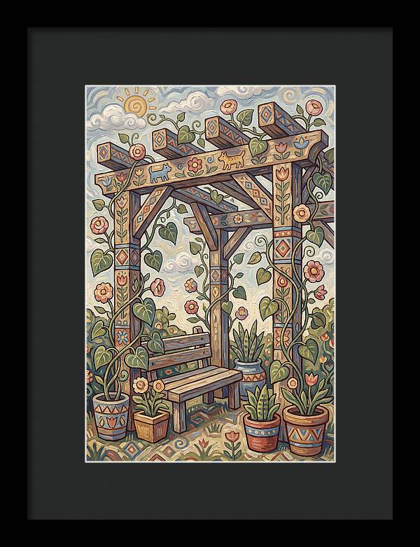 Folk Art Pergola Retreat