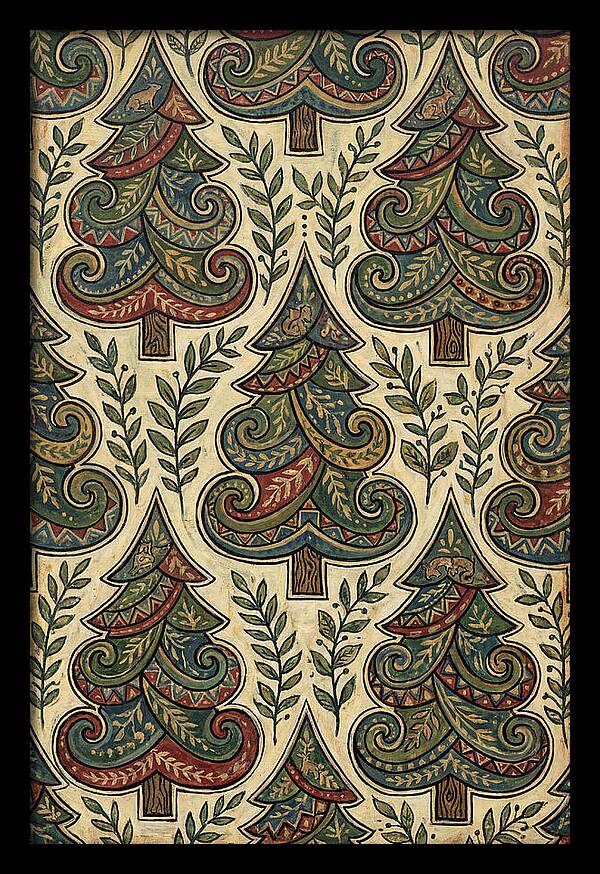 Folk Art Pine Trees