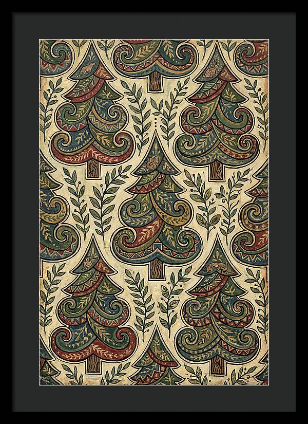 Folk Art Pine Trees
