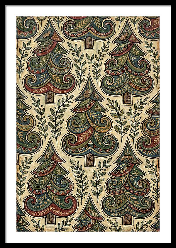 Folk Art Pine Trees