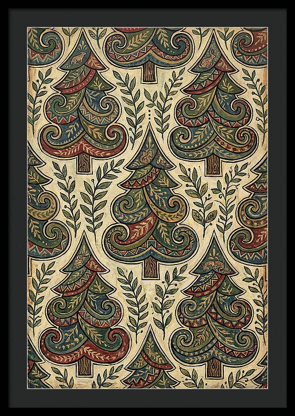 Folk Art Pine Trees