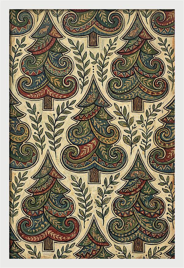 Folk Art Pine Trees