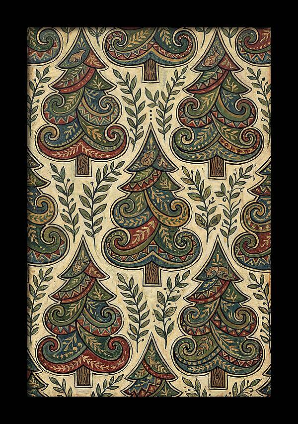 Folk Art Pine Trees