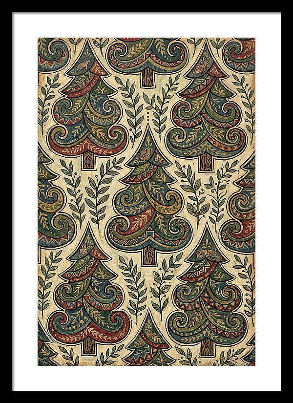 Folk Art Pine Trees