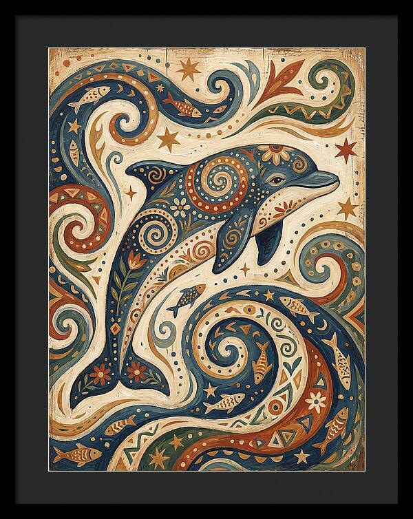 Folk Art Porpoise