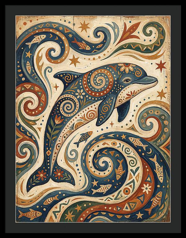 Folk Art Porpoise