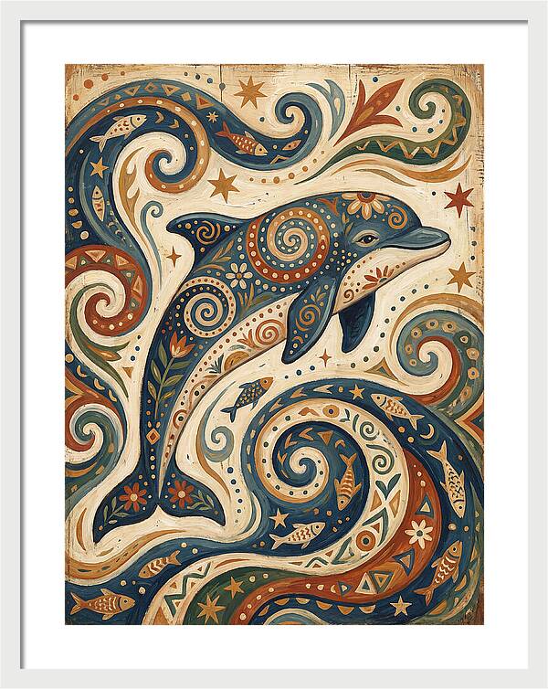 Folk Art Porpoise
