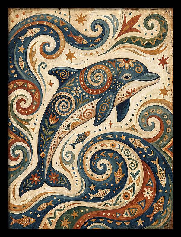 Folk Art Porpoise