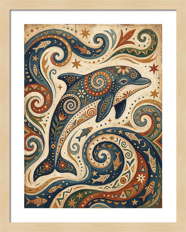 Folk Art Porpoise