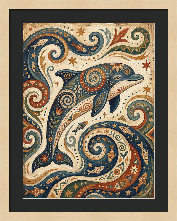 Folk Art Porpoise