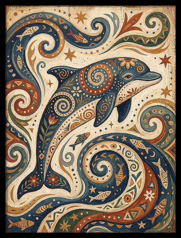 Folk Art Porpoise