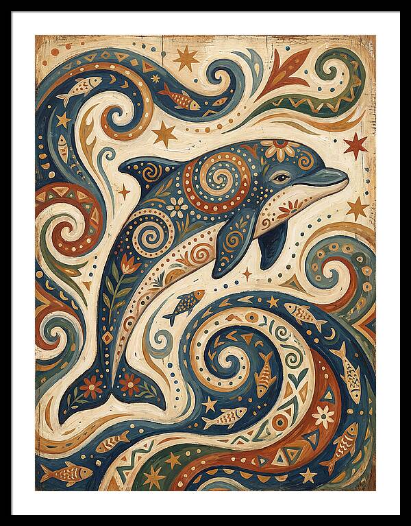 Folk Art Porpoise
