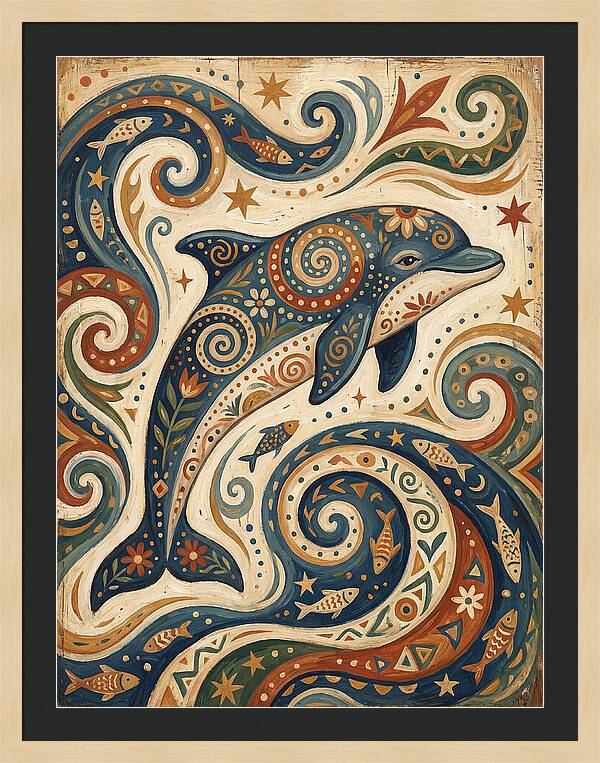 Folk Art Porpoise