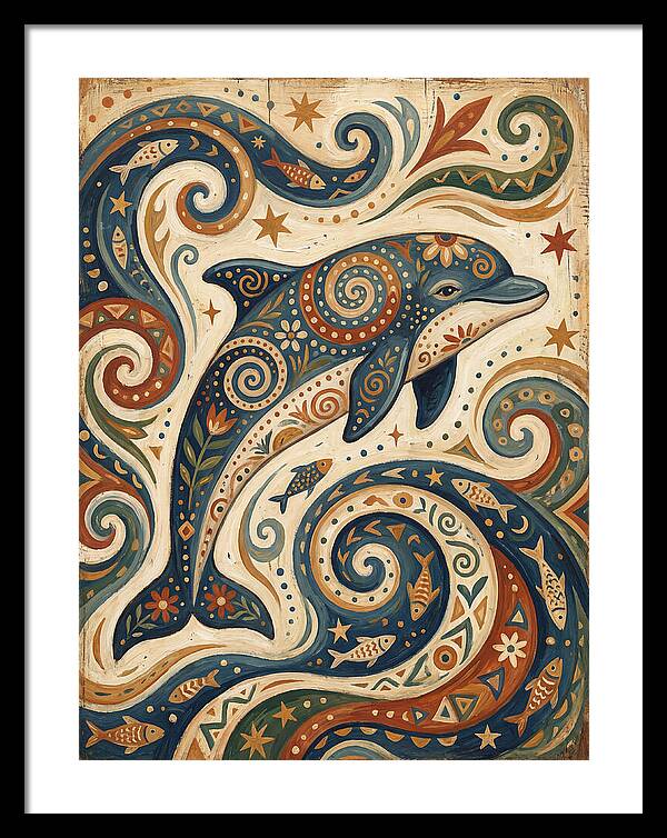 Folk Art Porpoise