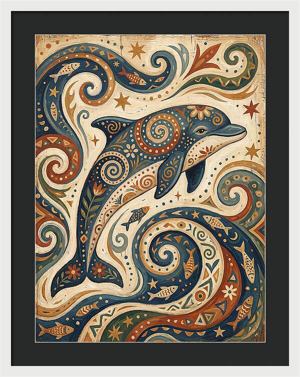 Folk Art Porpoise