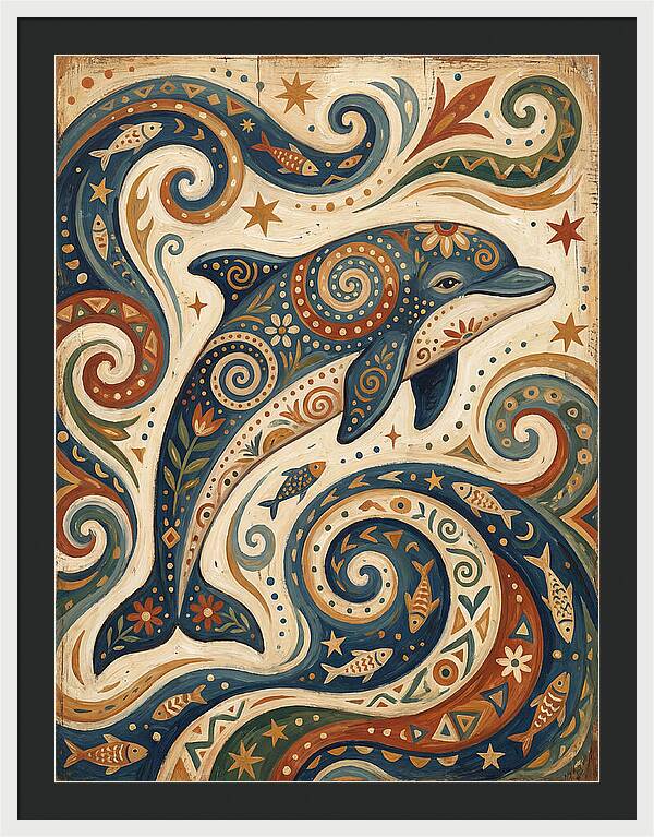 Folk Art Porpoise