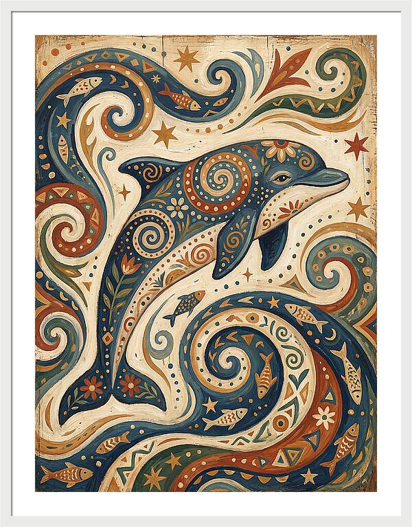 Folk Art Porpoise