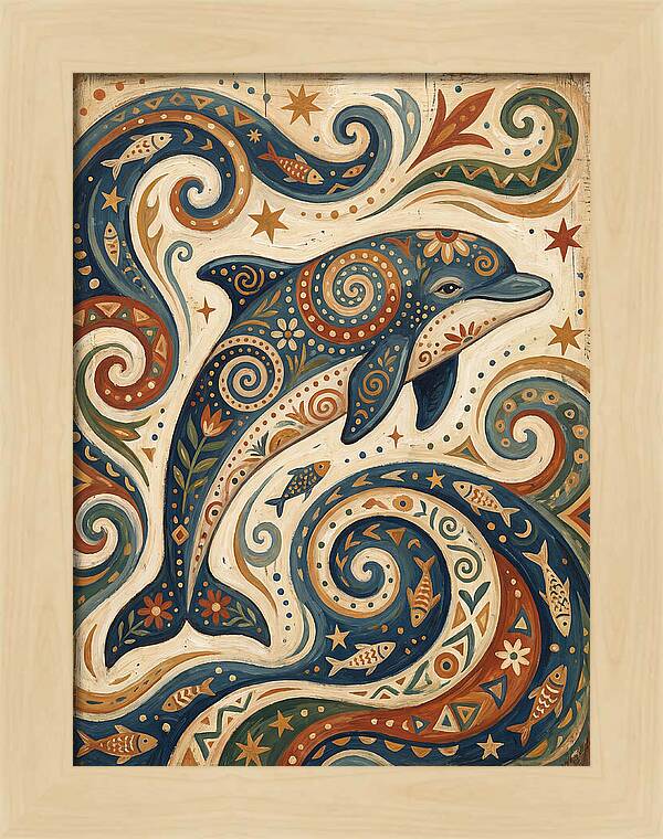 Folk Art Porpoise