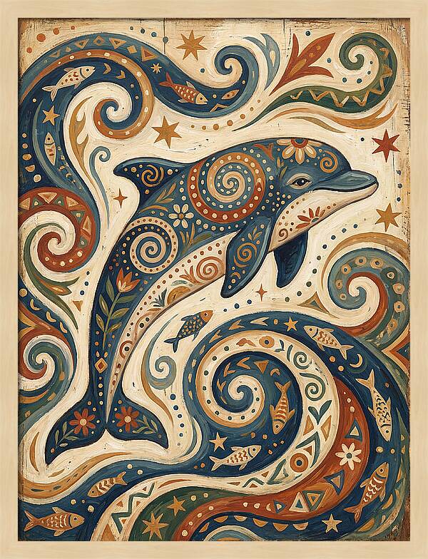 Folk Art Porpoise
