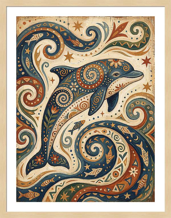 Folk Art Porpoise