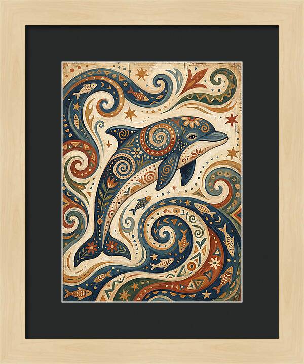 Folk Art Porpoise