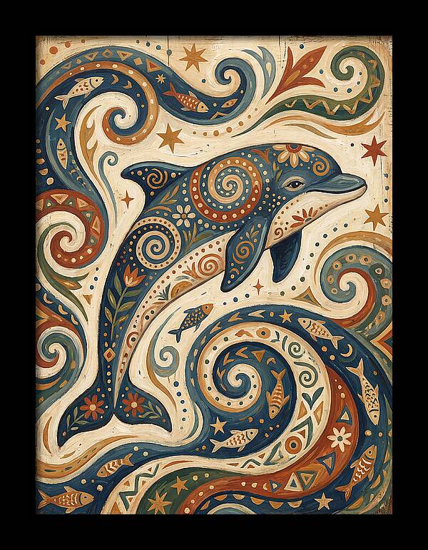 Folk Art Porpoise
