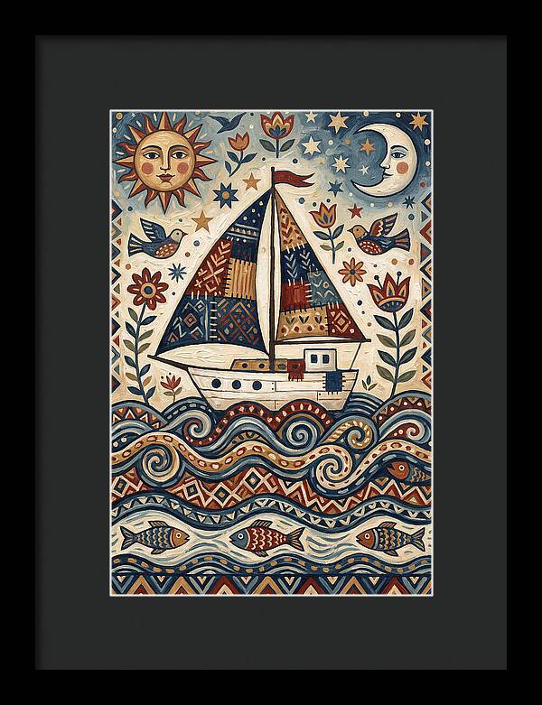 Folk Art Sailboat Adventure