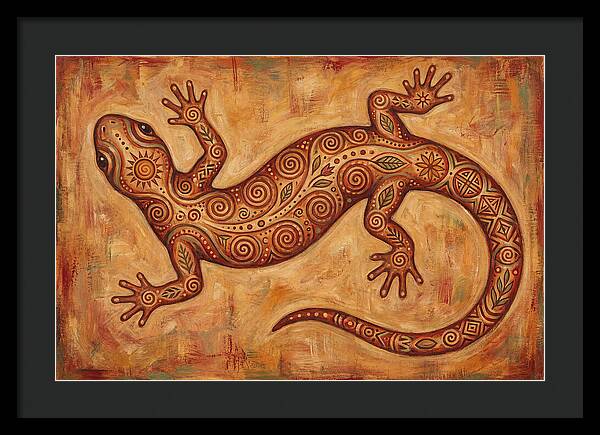 Folk Art Salamander