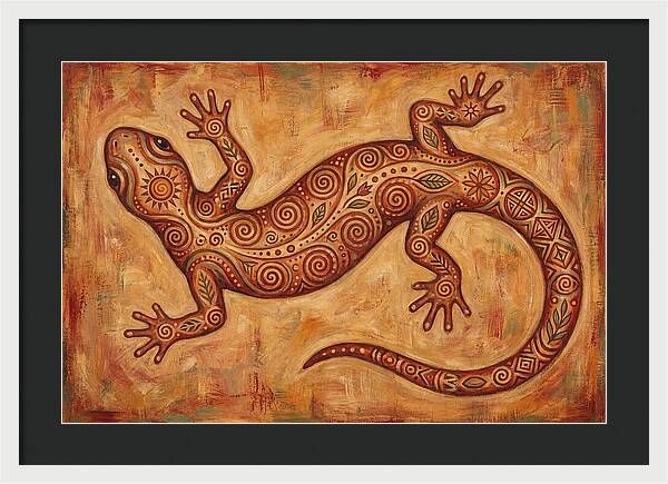 Folk Art Salamander
