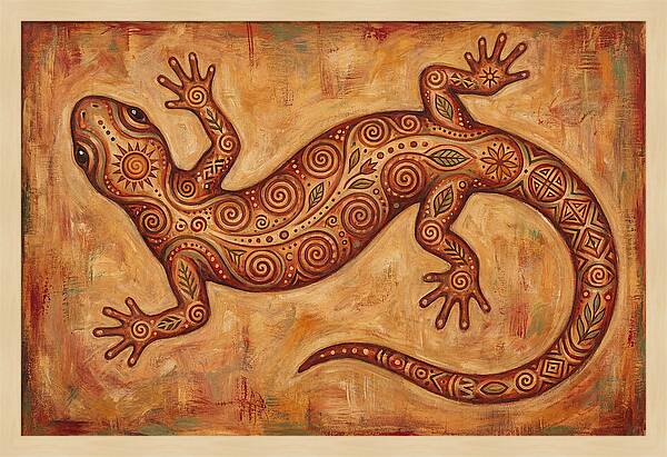 Folk Art Salamander
