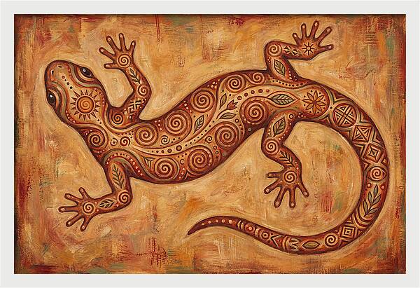 Folk Art Salamander