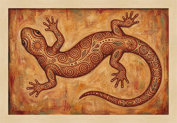 Folk Art Salamander