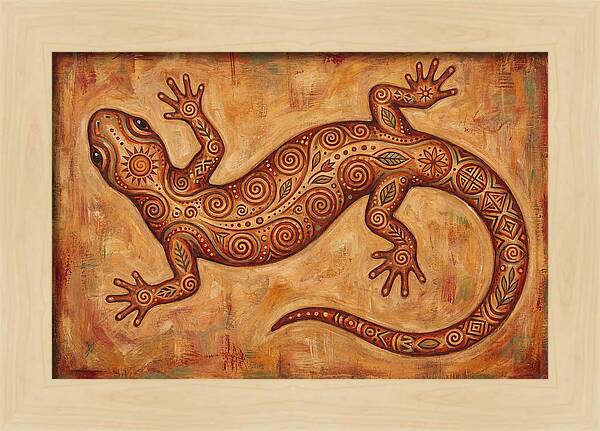 Folk Art Salamander