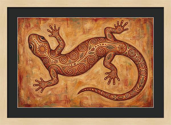 Folk Art Salamander